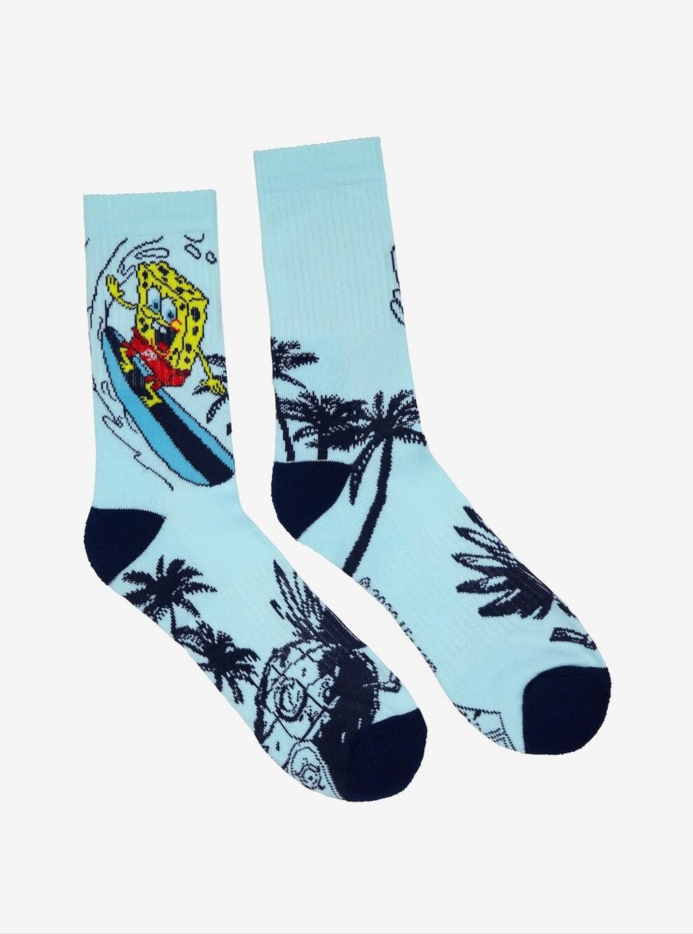 SpongeBob SquarePants Surfing Crew Socks